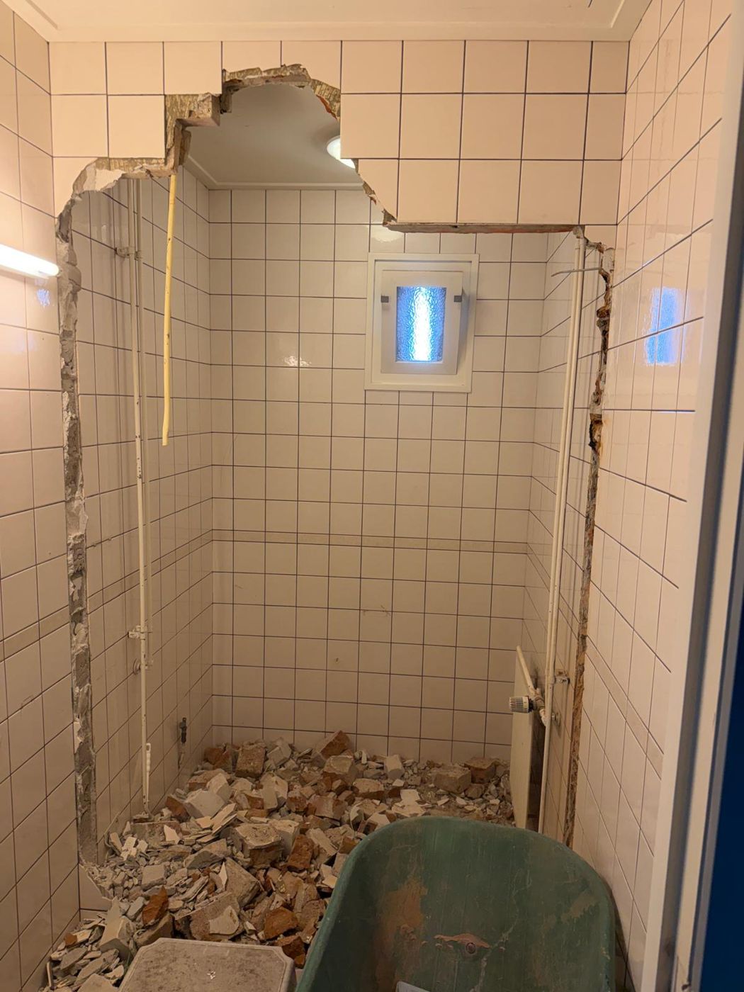 Sloop van de toiletruimte