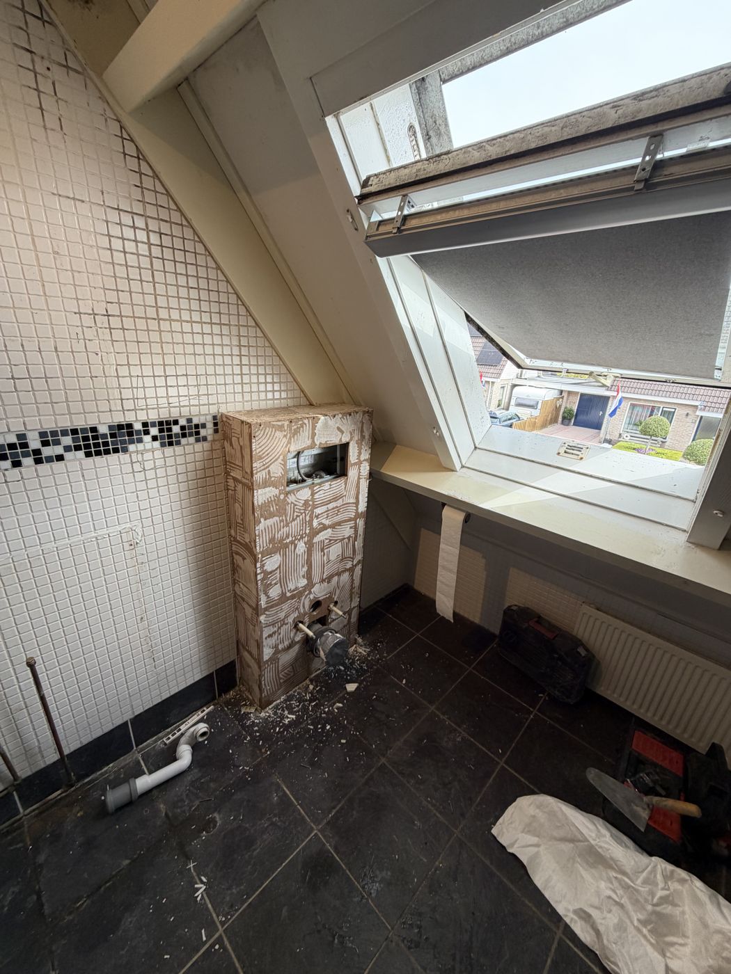 De oude badkamer